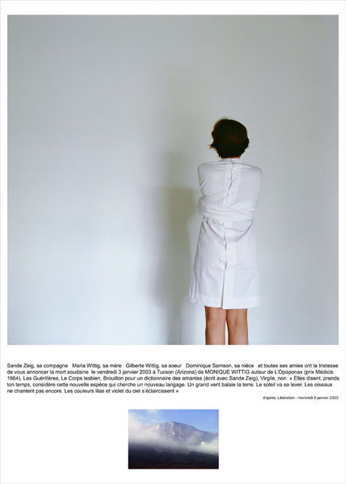 Monique, 2006, color lambda print, mounted on aluminium, 170x125cm